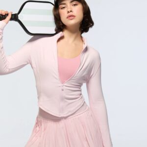 FIERA Pink Sculptor Jacket – Moisture-Wicking & Stretch Fit