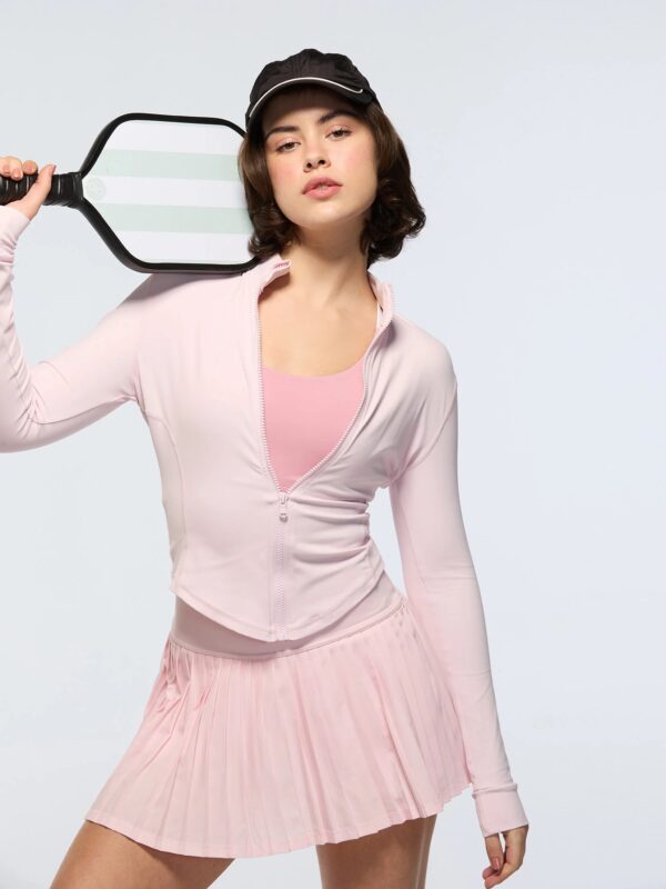 FIERA Pink Sculptor Jacket – Moisture-Wicking & Stretch Fit